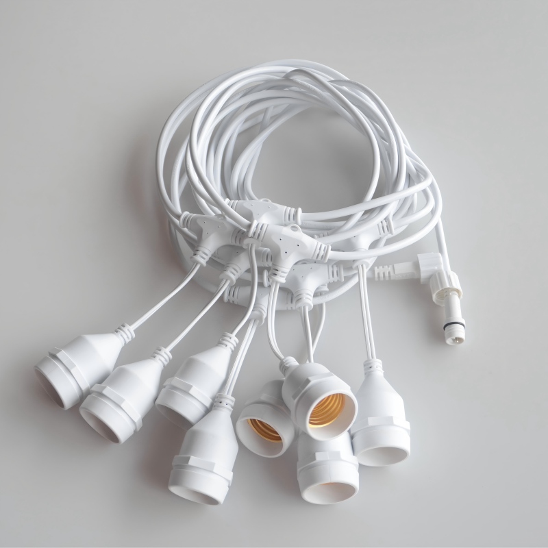 E27 lamp holder model S14 bulb solar string light