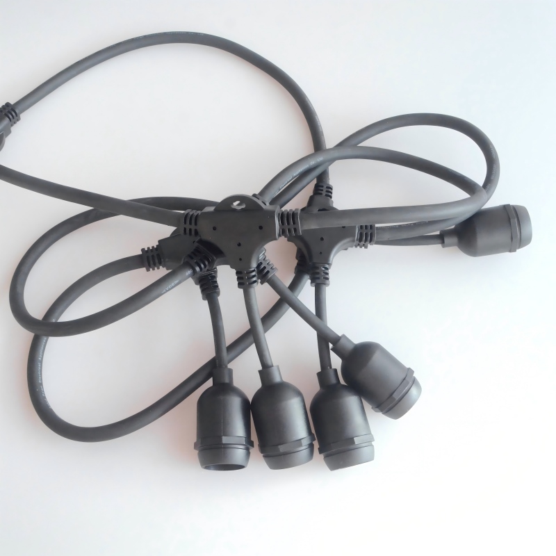 Customized string light rubber hanging line